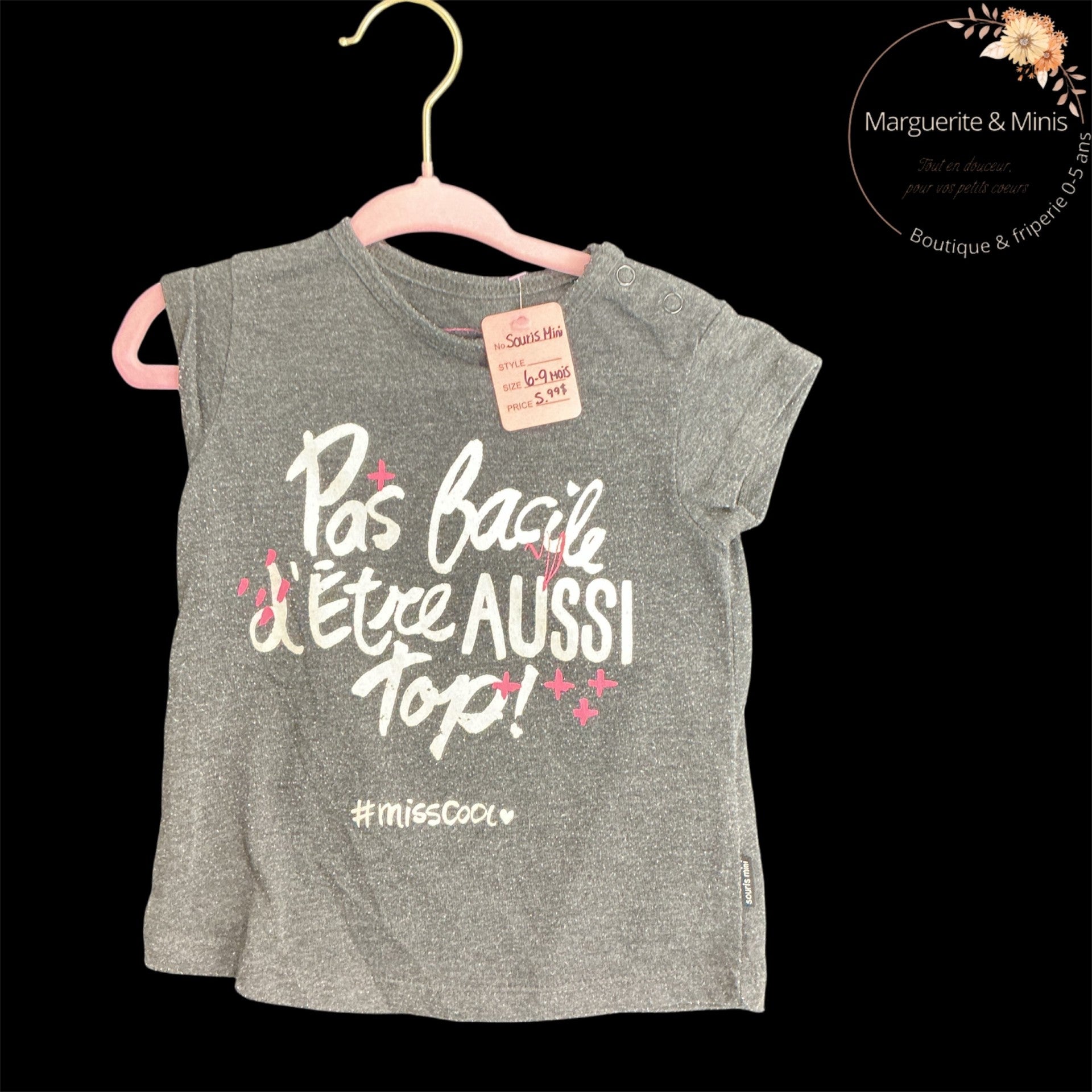 Souris Mini - T-shirt - 6-9 mois
