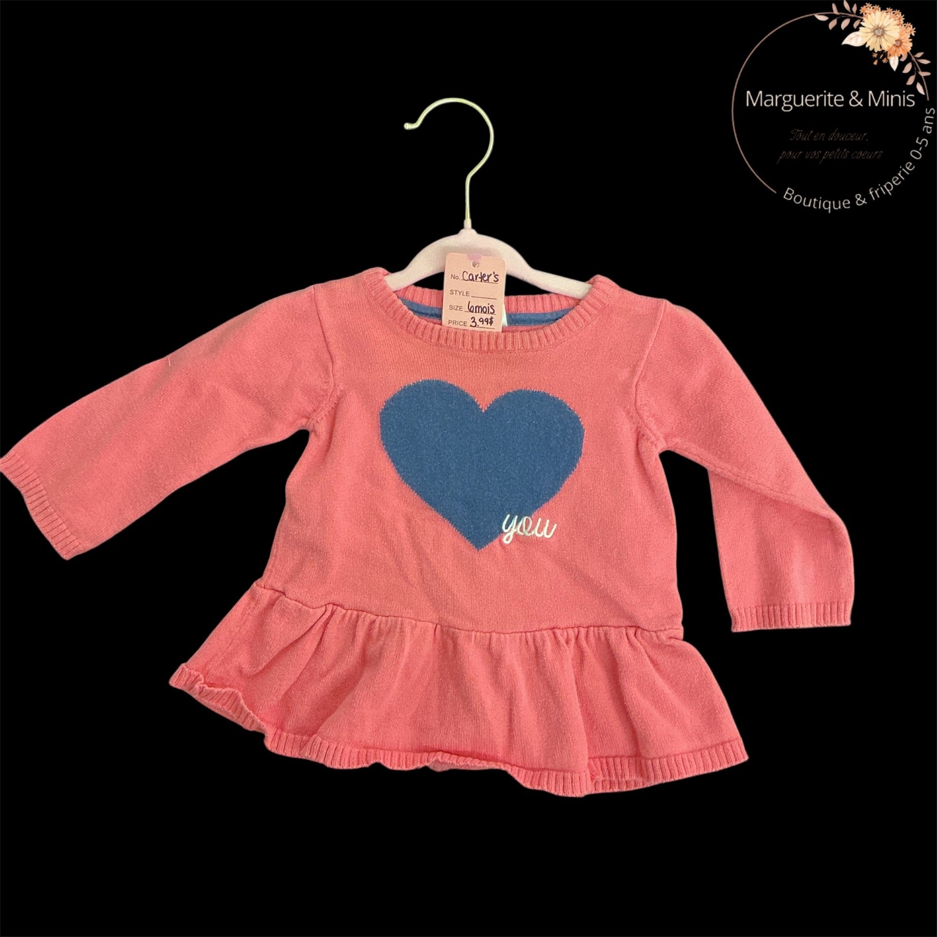 Carter's - Chandail - 6 mois