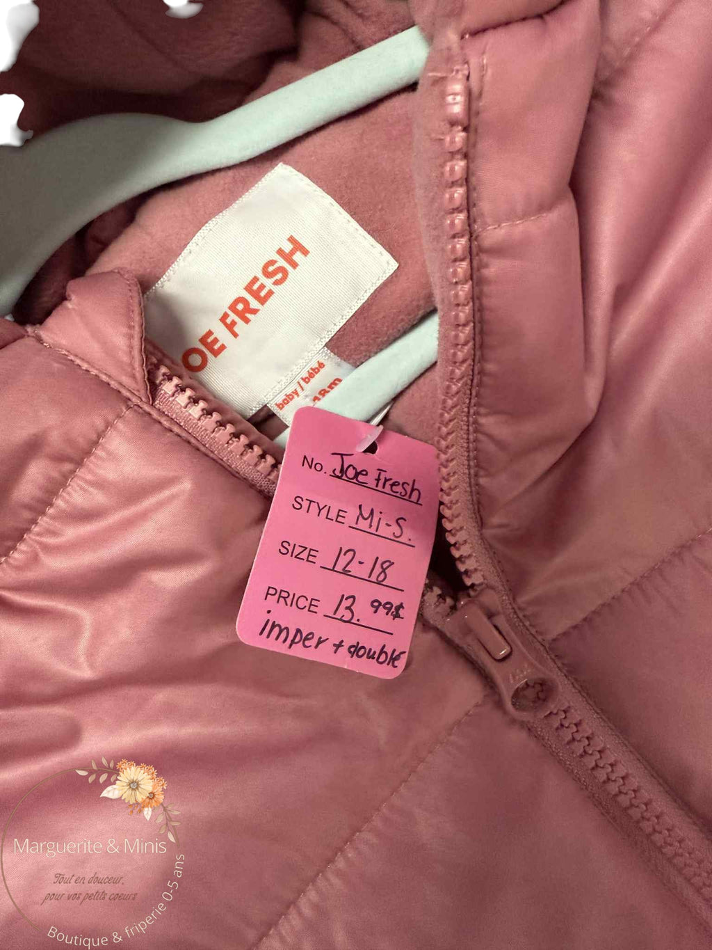 Joe Fresh - Manteau mi-saison doublé - 12-18 mois
