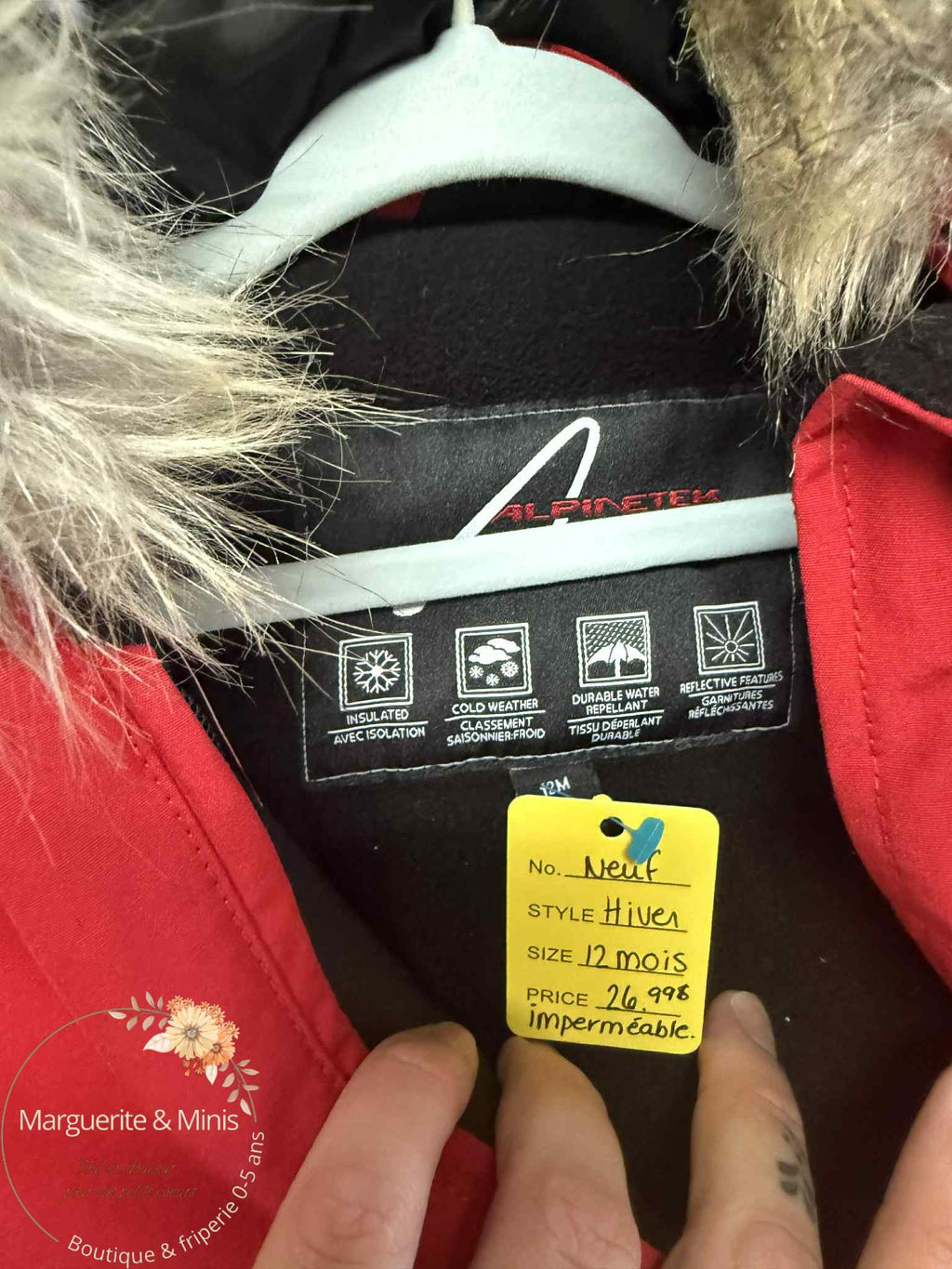 Neuf - Alpinetek - Une pièce hiver - 12 mois