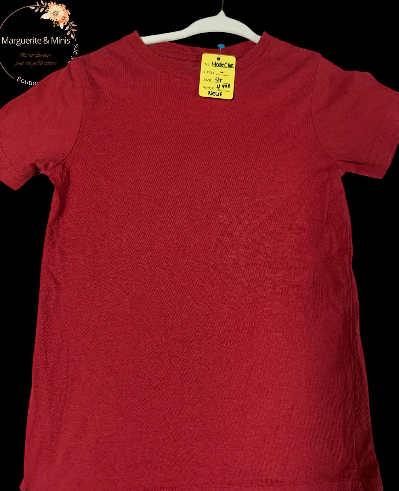 Neuf - Mode Choc - T-shirt - 4T