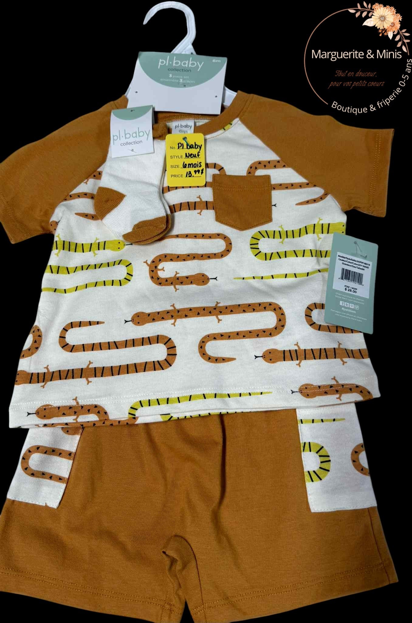 Neuf - Pl Baby - Ensemble - 6 mois